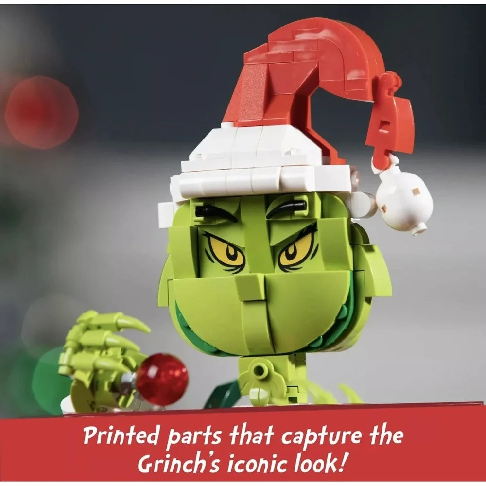 The Chimney Grinch Building Kit 504-Plastic Pcs Set CHRISTMAS Brick Building Set